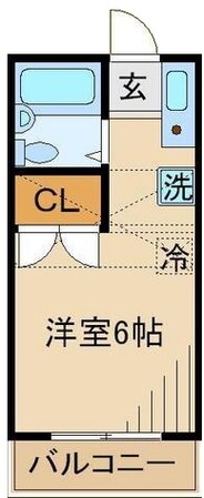 ハイツレインボーの物件間取画像